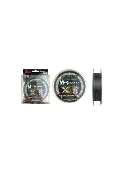 M-Sword X8 0,18 mm 150 mt Gri