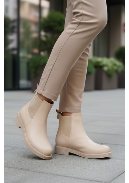 Bej Polarlı Kadın Chelsea Bot modelleri