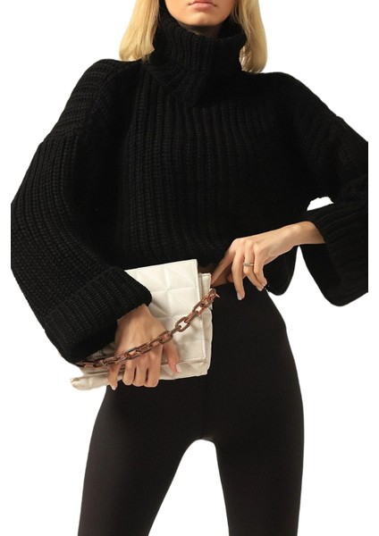 Balıkçı Yaka Triko Kazak