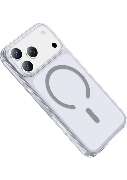 iPhone 17 Pro Max Kılıf Saf X-Crystal Slim Premium Magsafe Kablosuz Şarj Destekli Şeffaf modelleri
