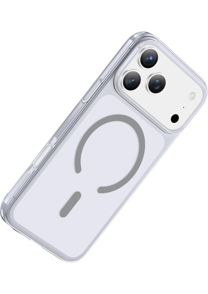 iPhone 17 Pro Max Kılıf Saf X-Crystal Slim Premium Magsafe Kablosuz Şarj Destekli Şeffaf fırsatları