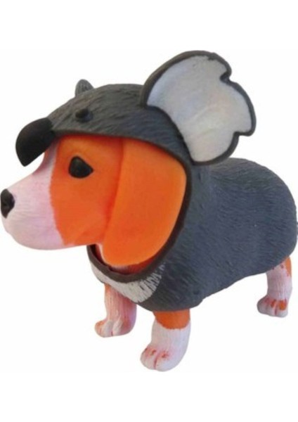 Dress Your Puppy Kostümlü Yumuşak Esnek Köpek Figür - 1 Adet