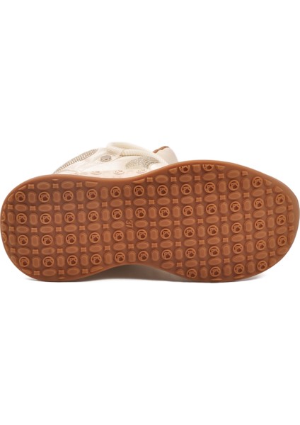 Bej Içi Kürklü Bağcıklı Kadın Hi Sneaker indirimleri