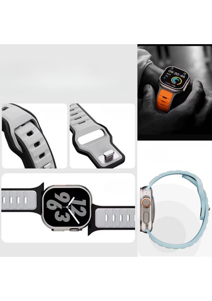 Apple Watch Seri 42/44 mm Uyumlu Silikon Kordon fırsatları