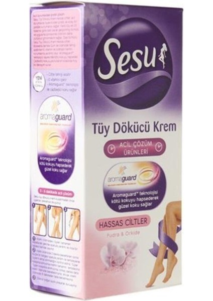 Hassas Ciltler Için Doğal Tüy Giderici Krem 40 ml