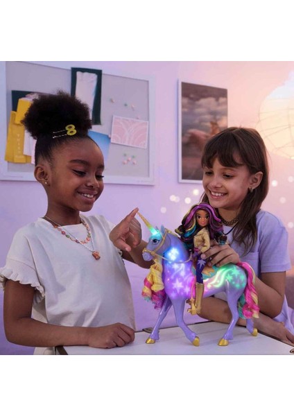 Sesli ve Işıklı Unicorn Academy Sophia ve Wildstar Figür Seti modelleri