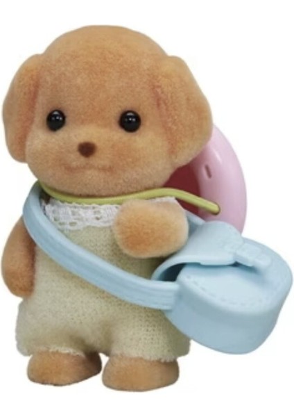 Sylvanian Families Toy Poodle Baby Figür Şapka ve Çanta Seti Koleksiyon Oyuncak modelleri