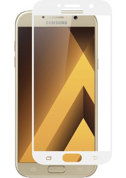 Samsung Galaxy A720 A7 2017 Uyumlu 3D Superglass Full Cam Koruyucu