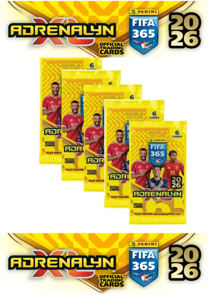 Lisanslı Panini Fıfa 365 Adrenalyn Xl™ Trading Cards 5 Paket (30 Kart) fiyatları