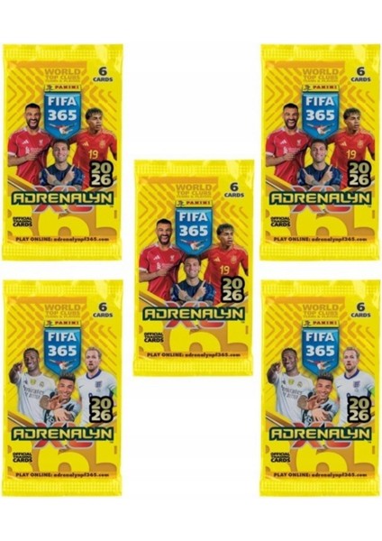 Lisanslı Panini Fıfa 365 Adrenalyn Xl™ Trading Cards 5 Paket (30 Kart) fırsatları