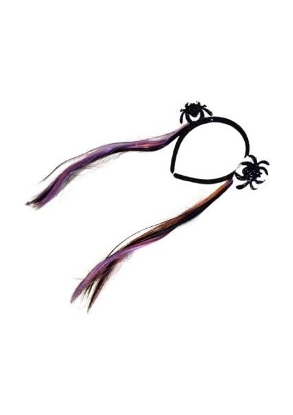 Halloween Taç Saçlı uçları örümcekli