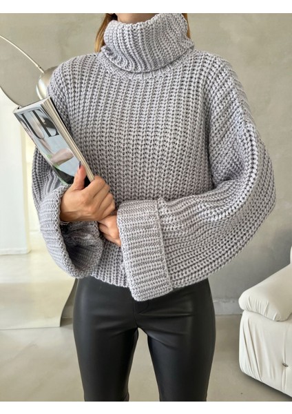 Balıkçıy Yaka Triko Kazak