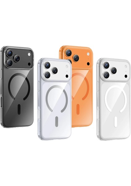 iPhone 17 Pro Max Kılıf Saf X-Crystal Slim Premium Magsafe Kablosuz Şarj Destekli Şeffaf fiyatları