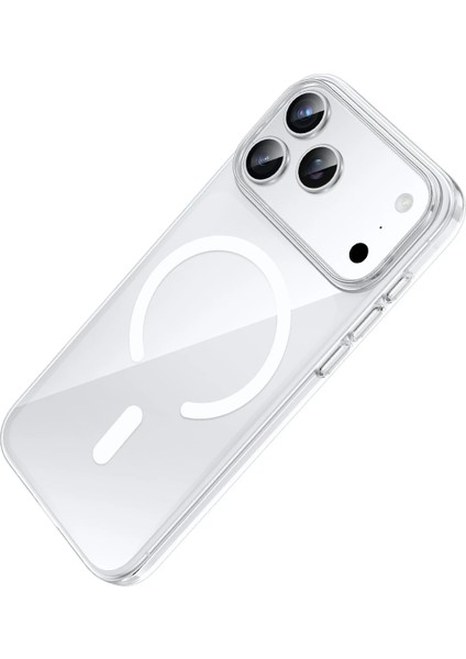 iPhone 17 Pro Max Kılıf Saf X-Crystal Slim Premium Magsafe Kablosuz Şarj Destekli Şeffaf modelleri