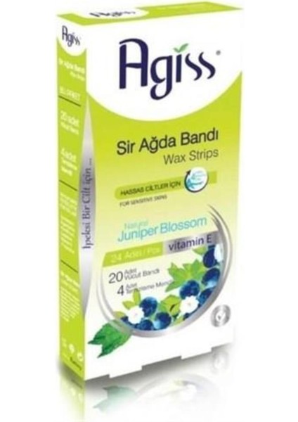 Yumuşak ve Nazik Cilt Için 24’lü Ağda Bandı, Hassas Ciltlere Uygun