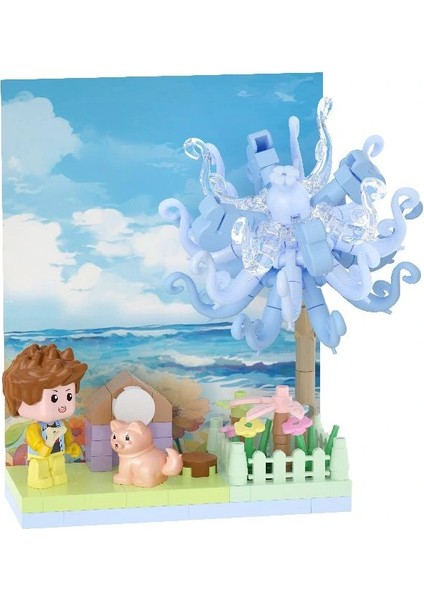 Çiçek ve Figür Serisi 3D Puzzle - 1 Adet modelleri