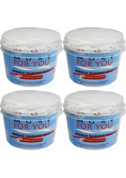 Doğal Tıraş Sabunu 140G x 4 Adet, Ferah ve Temiz Bir Deneyim Için Ideal