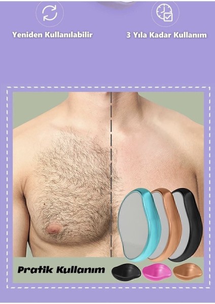 Kristal Epilatör Siyah, Tüy Silgisi, Güçlü ve Hafif Epilasyon Aleti fırsatları