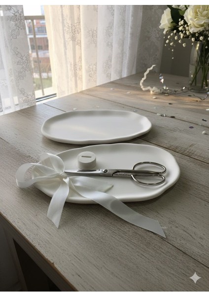 Söz Nişan Tepsisi Dekoratif Sunumluk Çok Amaçlı 2'li Tepsi indirimleri