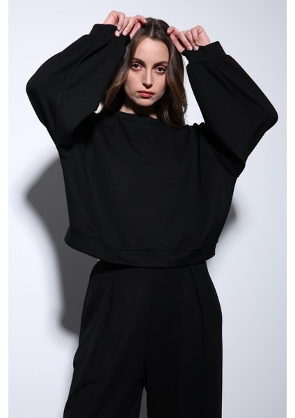 Siyah Geniş Paça Relaxed Kadın Takım fırsatları