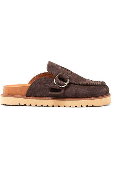 Kadın Terlik RC-26Y-180-59084 John May Kahve Süet