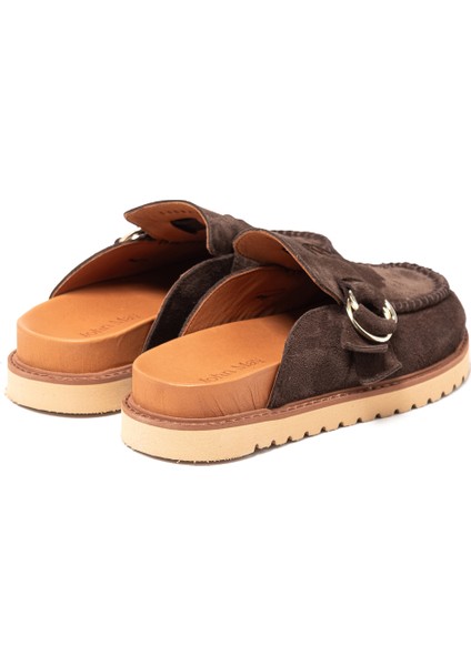 Kadın Terlik RC-26Y-180-59084 John May Kahve Süet fırsatları