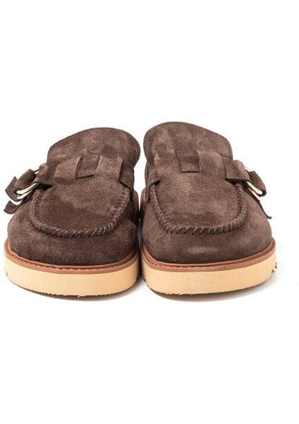 Kadın Terlik RC-26Y-180-59084 John May Kahve Süet