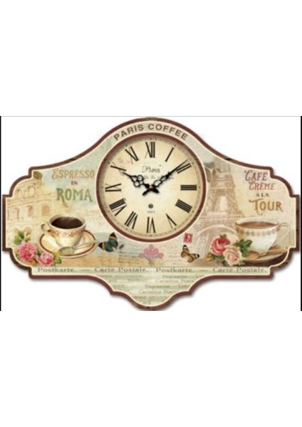 MB Duvar Saati Ebat: 40*26*3,5 cm