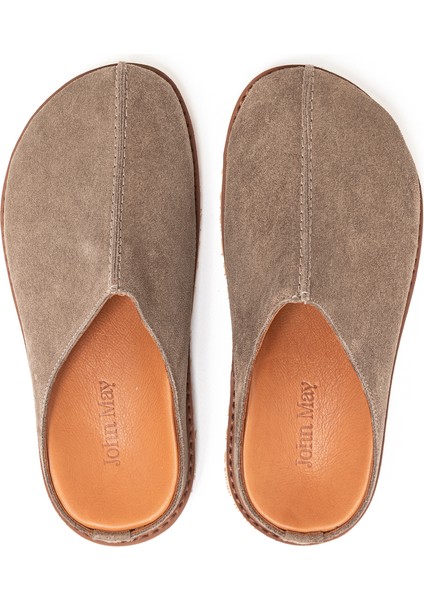 Kadın Terlik RC-26Y-180-7143 John May Bej Süet 17