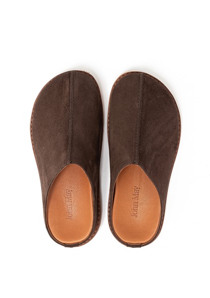 Kadın Terlik RC-26Y-180-7143 John May Kahve Süet