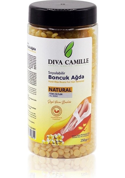 Doğal ve Pratik 250G Kavanoz Ağda, Yüz ve Vücut Için Ideal Ürün