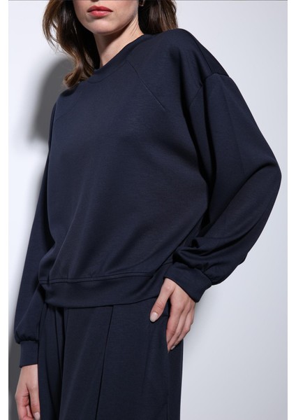 Lacivert Geniş Paça Relaxed Kadın Takım indirimleri