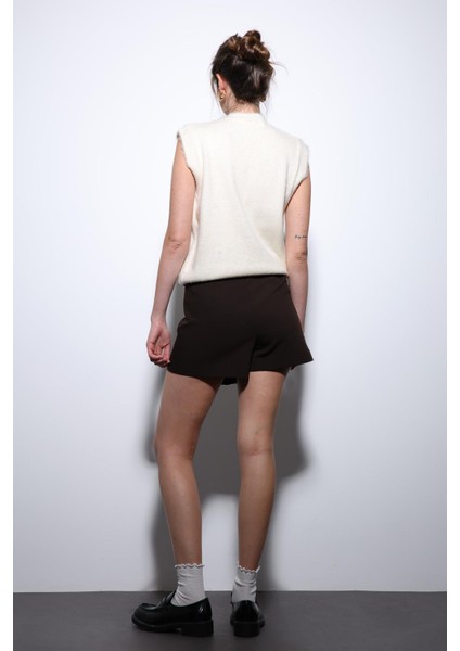 Ekru Dokulu Kadın Triko Yelek indirimleri