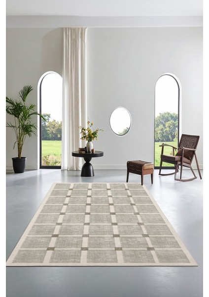 Zeminde Sessiz Şıklık Kaymaz Taban Yıkanabilir Modern Dekoratif Halı