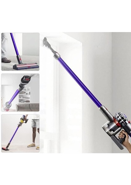 Dyson V7-V8-V10-V11-V15 SV22 Mor Süpürge Borusu
