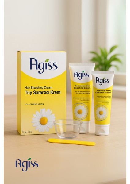 Tüy Sarartıcı Krem 70 gr ve 35 Gr, Parlak ve Doğal Görünüm Sağlayan Ürün