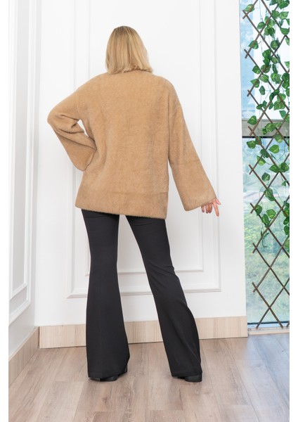 Dik Yaka Sakal Yün Uzun Kazak 24134 fırsatları