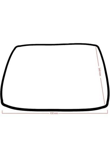 Termikel Için Fırın Kapak Contası 44X34 Cm, Franke ve Teka ile Uyumlu Fırın Kapak Contası fiyatları