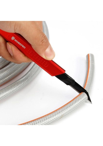 Küçük Alüminyum Kasa Cep Askılı Maket Bıçağı 9mm Kırmızı indirimleri