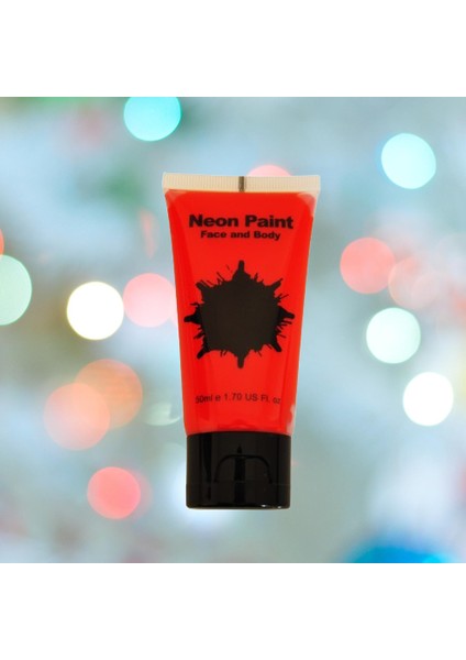 Halloween Cadılar Bayr Kırmızı Yüz Boyası Tüp 50ML fırsatları