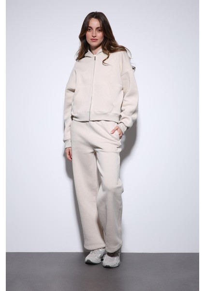 Taş Fermuarlı Kapüşanlı Kadın Sweatshirt modelleri