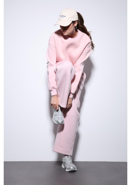 Pembe Basic Kadın Sweatshirt indirimleri