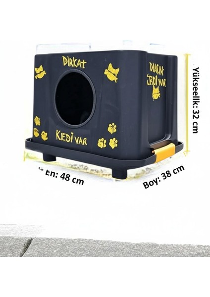Kedi Evi Small – Yağmura ve Soğuğa Dayanıklı modelleri