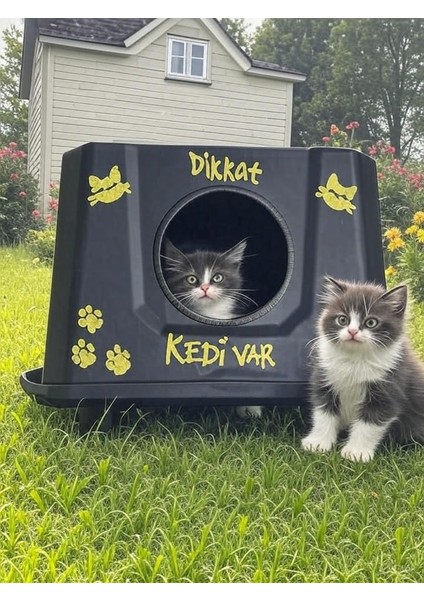 Kedi Evi Small – Yağmura ve Soğuğa Dayanıklı indirimleri