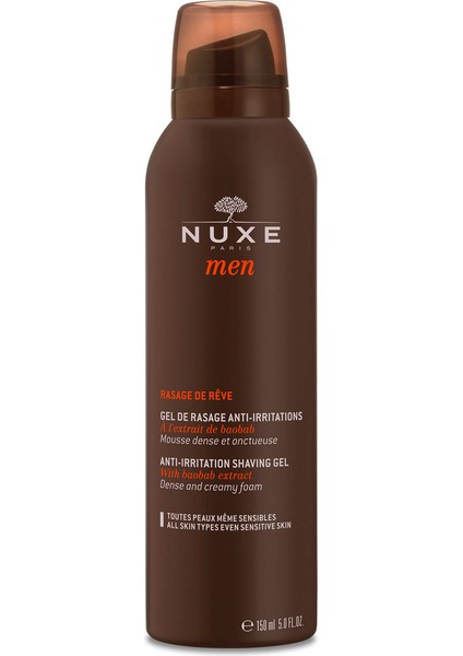 Yumuşak ve Ferahlatıcı 150 ml Tıraş Jeli, Cildi Nazikçe Rahatlatır.