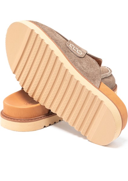 Kadın Terlik RC-26Y-180-23026 John May Bej Süet 17 indirimleri