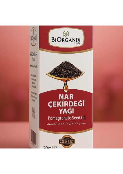 Biorganix - Nar Çekirdeği Yağı 20 ml