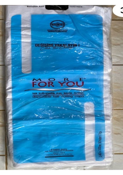 50'li Tek Kullanımlık Kesim Örtüsü, Hijyenik ve Pratik Kullanım Sağlar.