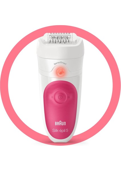 Hassas ve Pratik Kullanımlı 5500 Sensosmart Epilatör, Konforlu Cilt Bakımı