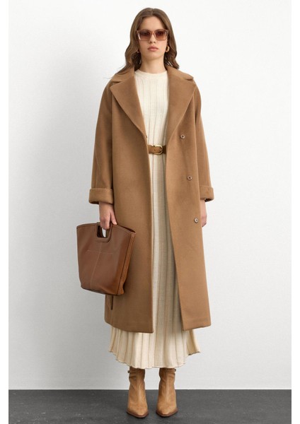 Punto Dikiş Detaylı Oversize Premium Kaban K. Kamel 3108 fırsatları